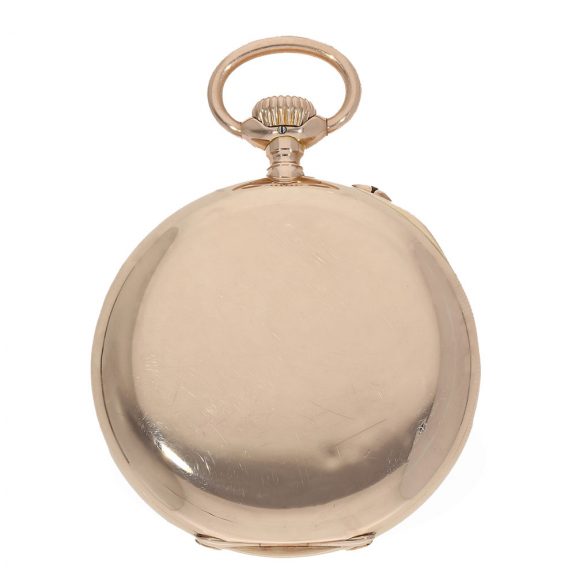 German 14 carat gold lever escapement precision pocket watch Circa 1900 German 14 carat gold lever escapement precision pocket watch Circa 1900