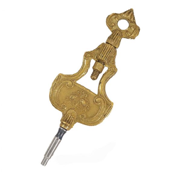 Swiss 18 carat gold vine leaf shaped pendant watch Circa 1870 Swiss 18 carat gold vine leaf shaped pendant watch Circa 1870