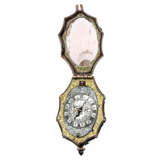 French octagonal verge one-handed pendant watch Circa 1650