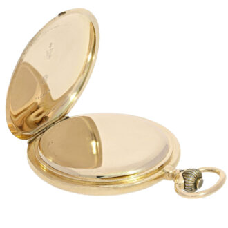 Swiss big and heavy 14k gold very fine pocket watch Circa 1915