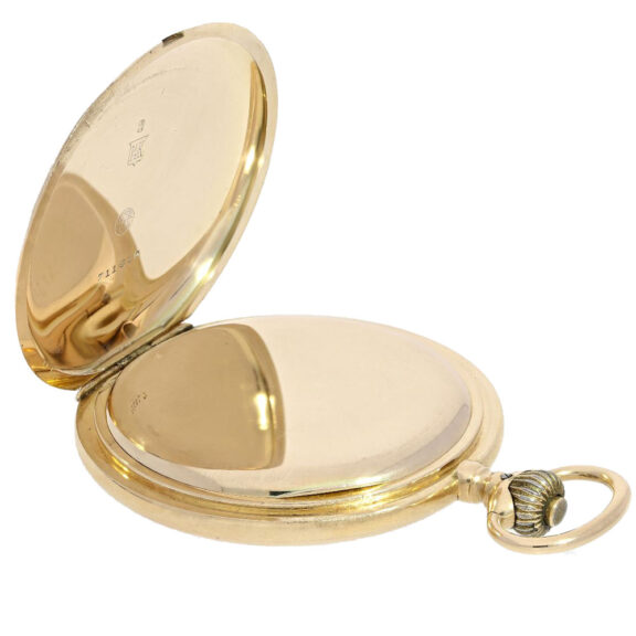 Swiss big and heavy 14k gold very fine pocket watch Circa 1915 Swiss big and heavy 14k gold very fine pocket watch Circa 1915
