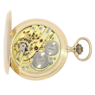 Swiss big and heavy 14k gold very fine pocket watch Circa 1915