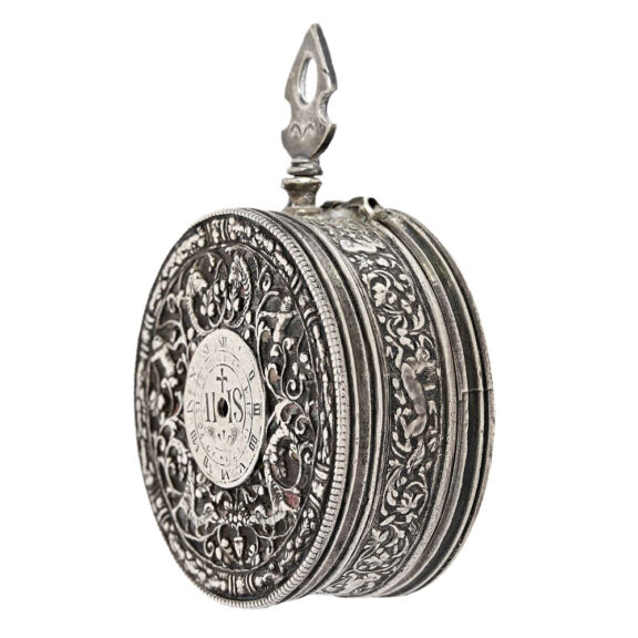 French silver Renaissance style pocket watch Circa 1800 French silver Renaissance style pocket watch Circa 1800