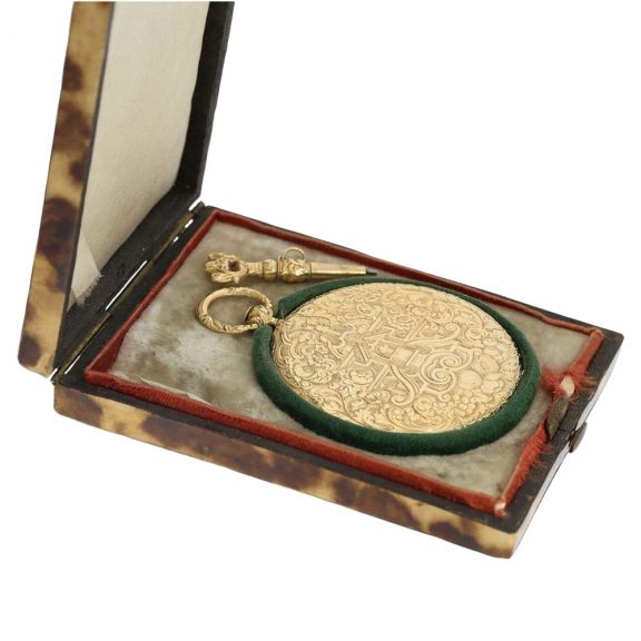 Swiss extremely thin lépine with very thin lépine calibre Circa 1850 Swiss extremely thin lépine with very thin lépine calibre Circa 1850