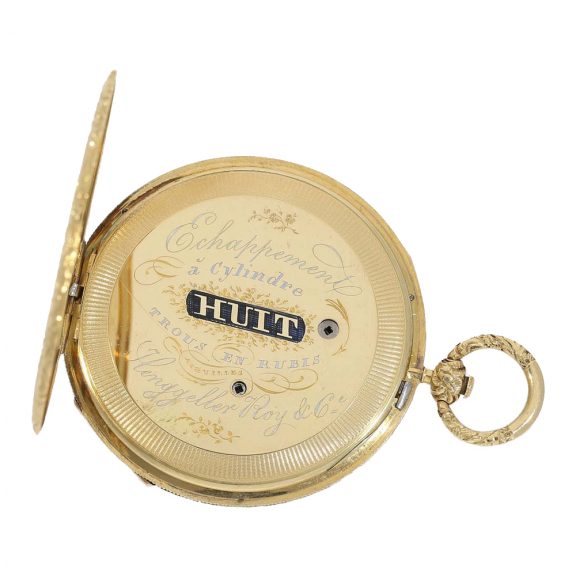 Swiss extremely thin lépine with very thin lépine calibre Circa 1850 Swiss extremely thin lépine with very thin lépine calibre Circa 1850