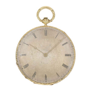 Swiss extremely thin lépine with very thin lépine calibre Circa 1850