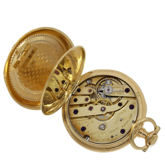Movement with a straight line lever escapement Movement with a straight line lever escapement
