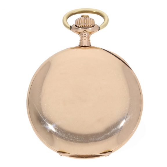 German 14 carat gold full hunter cased pocket watch Circa 1906 German 14 carat gold full hunter cased pocket watch Circa 1906