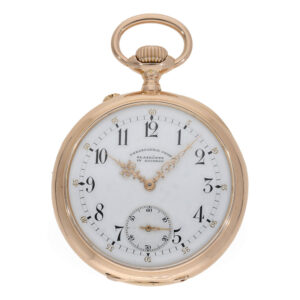 German 14 carat lever escapement pocket watch Circa 1900