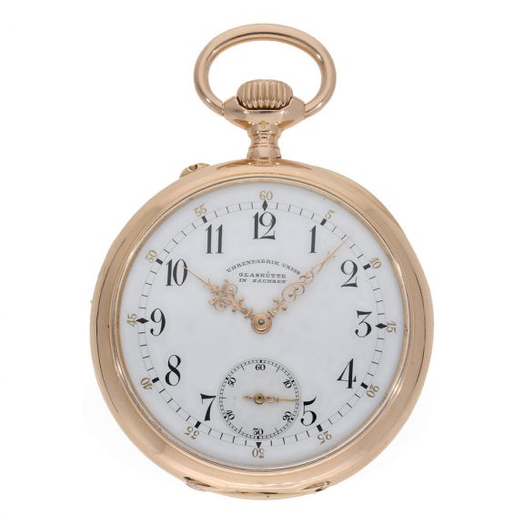 German 14 carat lever escapement pocket watch Circa 1900