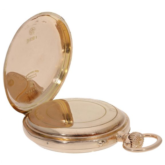 German 14 carat lever escapement pocket watch Circa 1900 German 14 carat lever escapement pocket watch Circa 1900