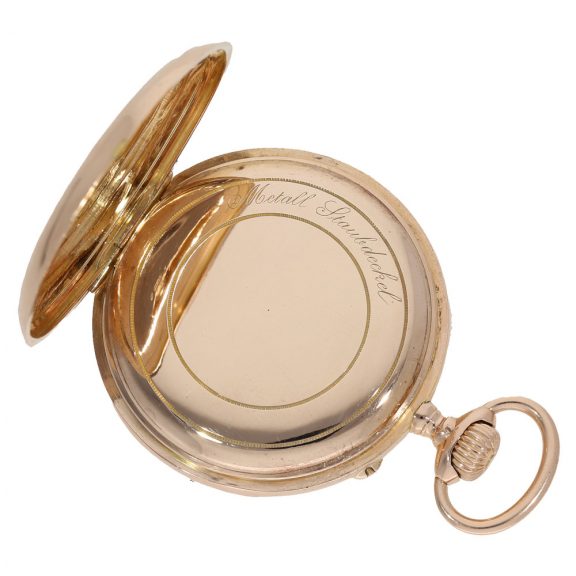 German 14 carat lever escapement pocket watch Circa 1900 German 14 carat lever escapement pocket watch Circa 1900