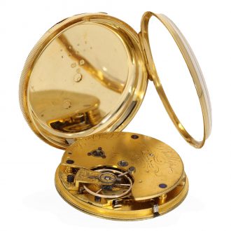 English 18 carat gold fine precision pocket watch Circa 1856