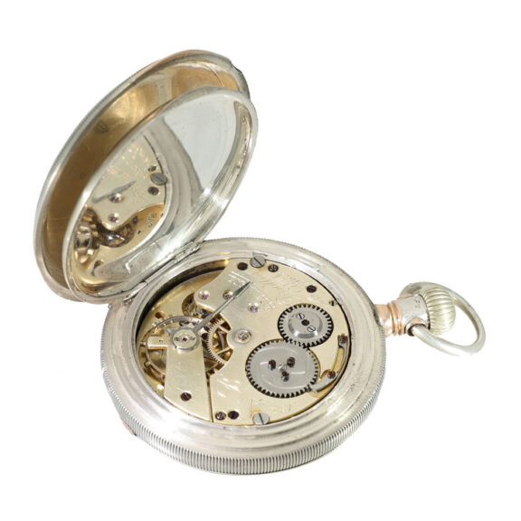 Swiss very early silver Jones caliber pocket watch Circa 1872 Swiss very early silver Jones caliber pocket watch Circa 1872