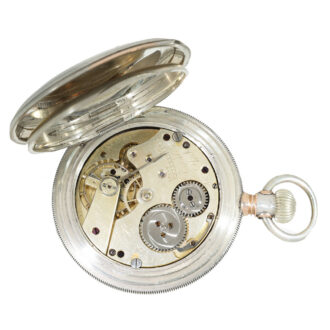 Swiss very early silver Jones caliber pocket watch Circa 1872