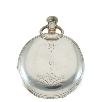 Swiss very early silver Jones caliber pocket watch Circa 1872