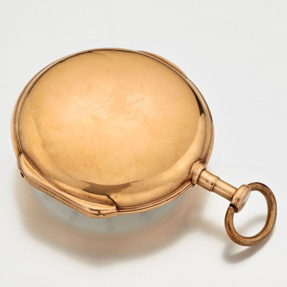 Fine English 18 carat gold cylinder pocket watch Circa 1791 Fine English 18 carat gold cylinder pocket watch Circa 1791