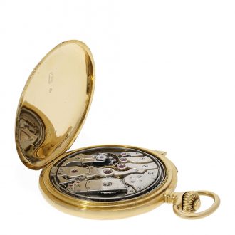 Swiss 18 Carat gold watch with minute repeater Circa 1910