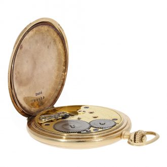 German 14 carat gold full hunter cased watch Circa 1926