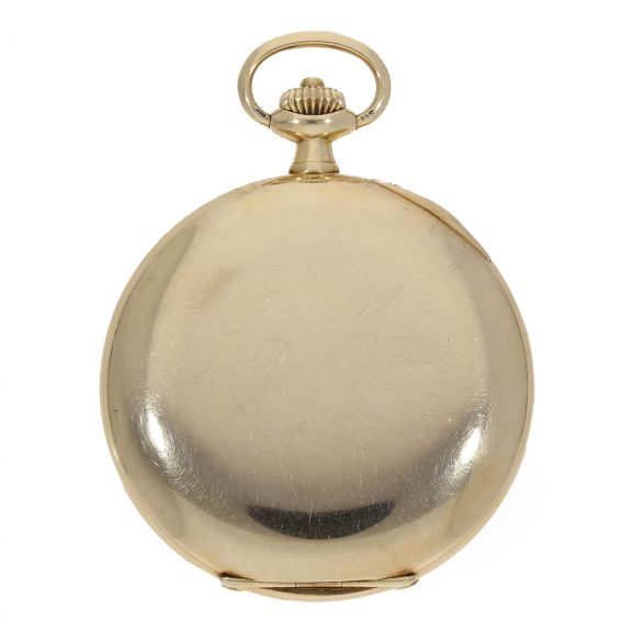 German 14 carat gold full hunter cased watch Circa 1926 German 14 carat gold full hunter cased watch Circa 1926