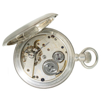 Swiss silver pocket watch with Jones caliber type B Circa 1872