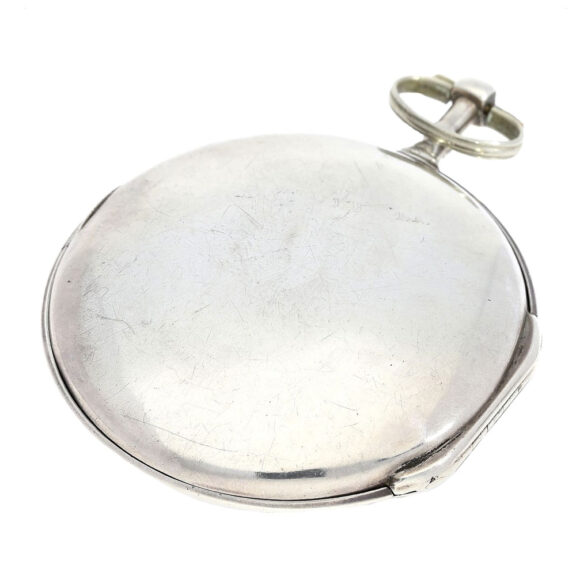 French silver verge, astronomical deck watch Circa 1790 French silver verge, astronomical deck watch Circa 1790