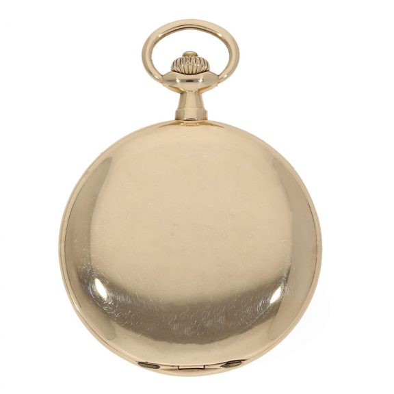 German 14 carat gold large full hunter cased pocket watch Circa 1913 German 14 carat gold large full hunter cased pocket watch Circa 1913