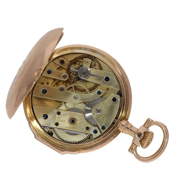 Swiss 18 carat gold Louis XV pocket watch Circa 1880 Swiss 18 carat gold Louis XV pocket watch Circa 1880