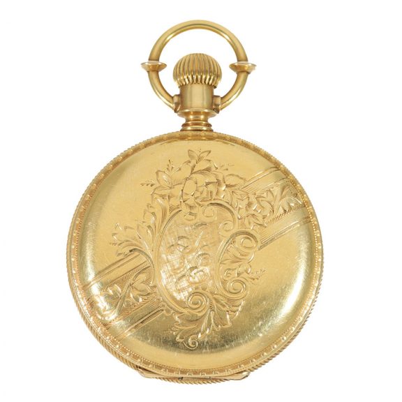 Swiss 18 carat gold full hunter watch Circa 1870 Swiss 18 carat gold full hunter watch Circa 1870