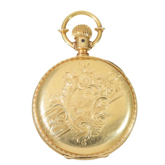 Swiss 18 carat gold full hunter watch Circa 1870 Swiss 18 carat gold full hunter watch Circa 1870