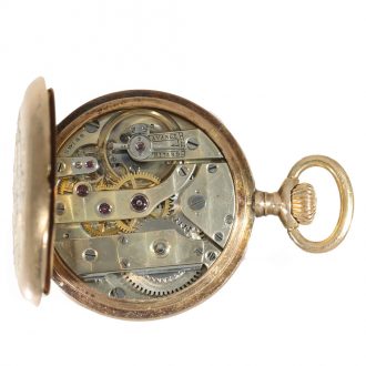 Swiss 18 carat gold pendant watch with lever escapement Circa 1850