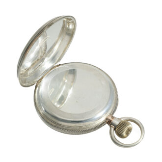 Swiss silver Jones caliber type H pocket watch Circa 1874