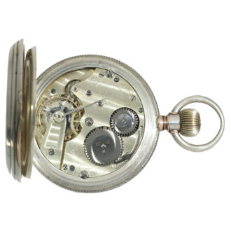 Swiss silver Jones caliber type H pocket watch Circa 1874