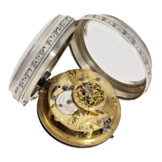 French silver verge with 1/8-repeater Circa 1770
