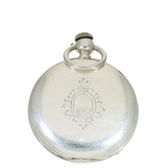 Swiss early silver Jones caliber type B watch Circa 1873 Swiss early silver Jones caliber type B watch Circa 1873