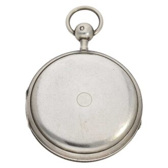 French silver quarter repeater with skeletonized dial Circa 1820