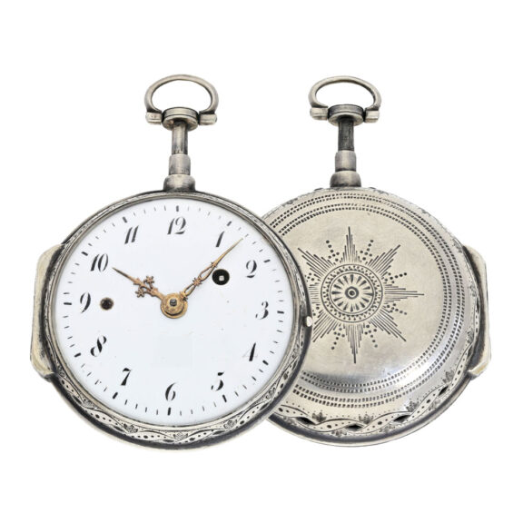 Swiss silver repeating verge pocket watch Circa 1780 Swiss silver repeating verge pocket watch Circa 1780