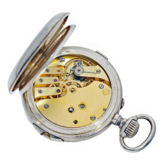 Swiss chronograph with counter "Universaluhr Patent" Circa 1888