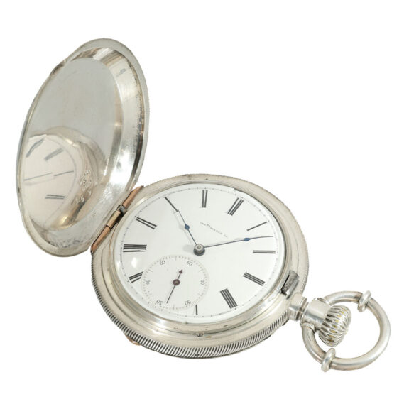 Swiss silver pocket watch with Jones caliber type B Circa 1873 Swiss silver pocket watch with Jones caliber type B Circa 1873