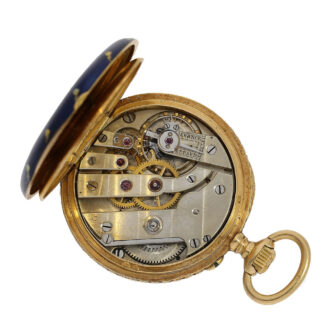 Movement featuring a fine lever escapement that is similar to the calibre used in Patek Philippe watches