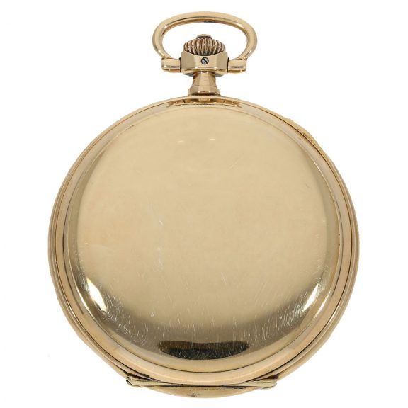 German 14 Carat gold hunter case watch with box Circa 1920 German 14 Carat gold hunter case watch with box Circa 1920