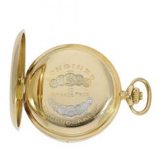Swiss 18 carat gold anker chronometer doctor's chronograph Circa 1915 Swiss 18 carat gold anker chronometer doctor's chronograph Circa 1915