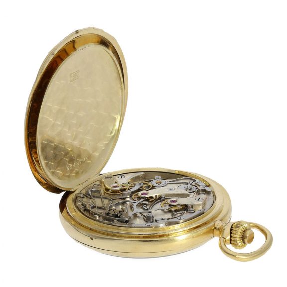 Swiss 18 carat gold anker chronometer doctor's chronograph Circa 1915 Swiss 18 carat gold anker chronometer doctor's chronograph Circa 1915