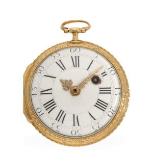 French 18 carat gold Louis XV verge watch Circa 1770