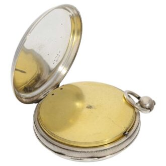 Heavy French silver hour repeating clockwatch Circa 1810
