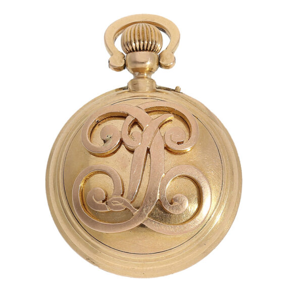French exquisite Louis XV style ladies pocket watch Circa 1875