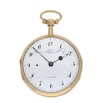 German pocket watch with carillon striking mechanism Circa 1800