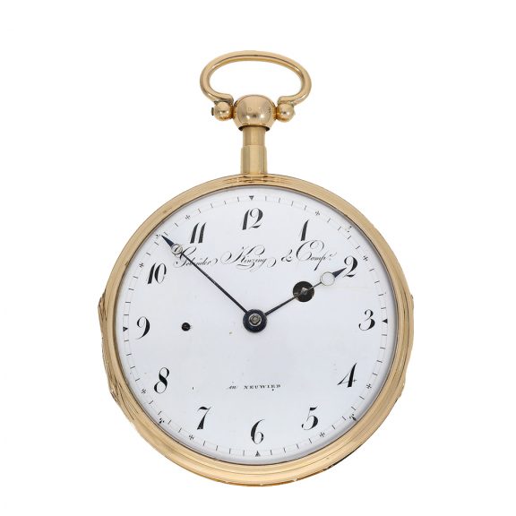 German pocket watch with carillon striking mechanism Circa 1800