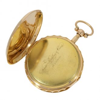German pocket watch with carillon striking mechanism Circa 1800