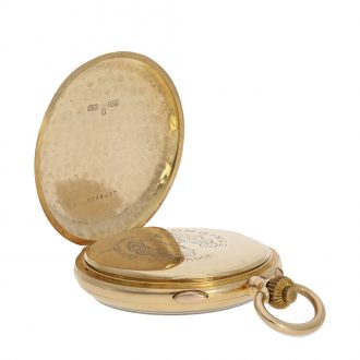 Swiss 18 carat gold large high quality chronograph Circa 1920